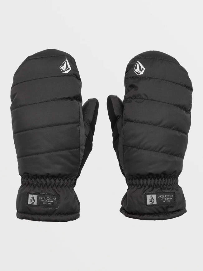 Picture of Puff Puff Mittens Black Volcom