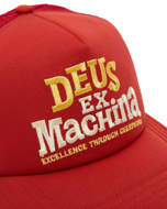 Picture of Guesswork Trucker Hat Red Deus