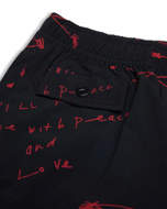 Picture of Pantaloncino da Surf Old House Rosso Deus