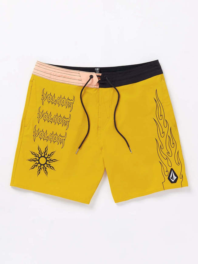 Picture of Boardshort About Time Liberators 17 Yellow Volcom 