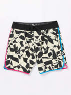 Picture of Costume da Bagno Lido Print Scallop Mod 19 Nero e Bianco Volcom