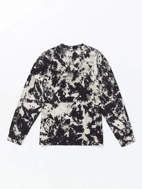 Picture of T-Shirt Long Sleeve Fa Tetsunori Bsc Black Volcom 