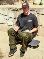Picture of T-Shirt Skate Vitals Grant Taylor 2 Grigio Scuro Volcom