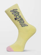 Picture of Fa Tetsunori Socks Pr Aura Yellow Volcom