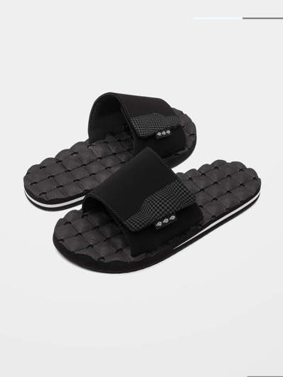 Picture of Recliner Slide Sandals Black Volcom 