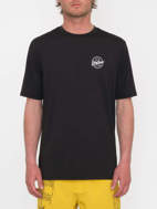 Picture of Lycra Surf Stone Stamp Thrashguard T-shirt Black Volcom