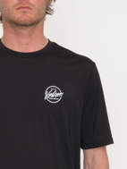 Picture of Lycra Surf Stone Stamp Thrashguard T-shirt Black Volcom
