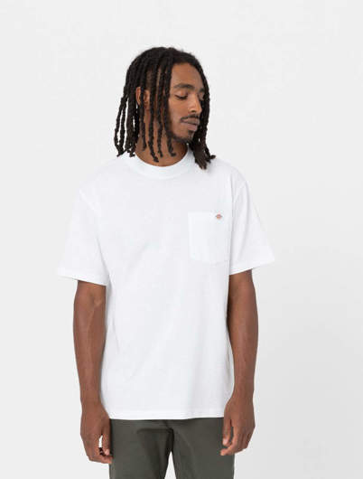 Immagine di T-Shirt Luray Pocket Bianca da Uomo Dickies