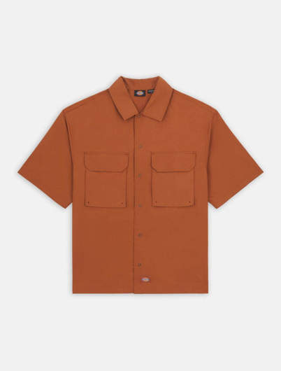 Immagine di Camicia Fishersville Marrone Chiaro da Uomo Dickies