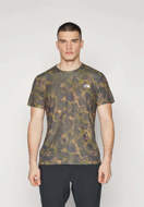 Picture of T-Shirt Reaxion Amp Crew Print Verde Oliva Camo da Uomo The North Face