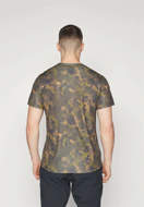 Picture of T-Shirt Reaxion Amp Crew Print Verde Oliva Camo da Uomo The North Face