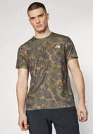Picture of T-Shirt Reaxion Amp Crew Print Verde Oliva Camo da Uomo The North Face