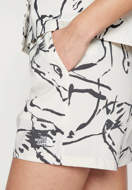 Picture of Pantaloncino Class Pathfinder Belted Bianco con Coyote da Donna The North Face