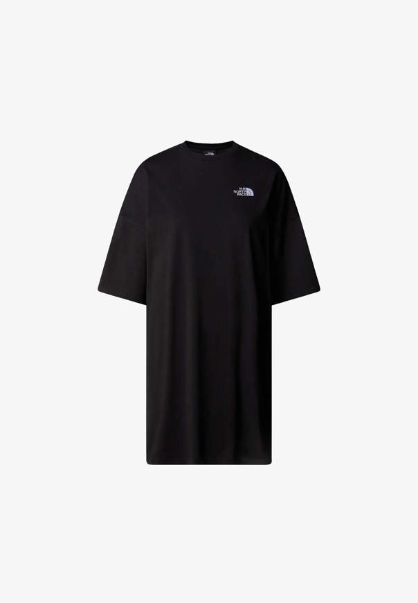 Picture of Women's S/S Essential Tee Dress Black The North Face 