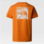 Picture of T-Shirt Redbox Celebration Arancio Deserto da Uomo The North face