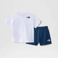 Picture of Baby Cotton Summer set White/Shady Blue The North face 