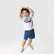 Picture of Baby Cotton Summer set White/Shady Blue The North face 