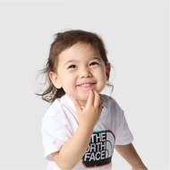 Picture of Baby Cotton Summer set White/Shady Blue The North face 