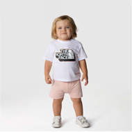 Picture of Completo Cotton Summer Bianco/Rosa da Neonato The North Face