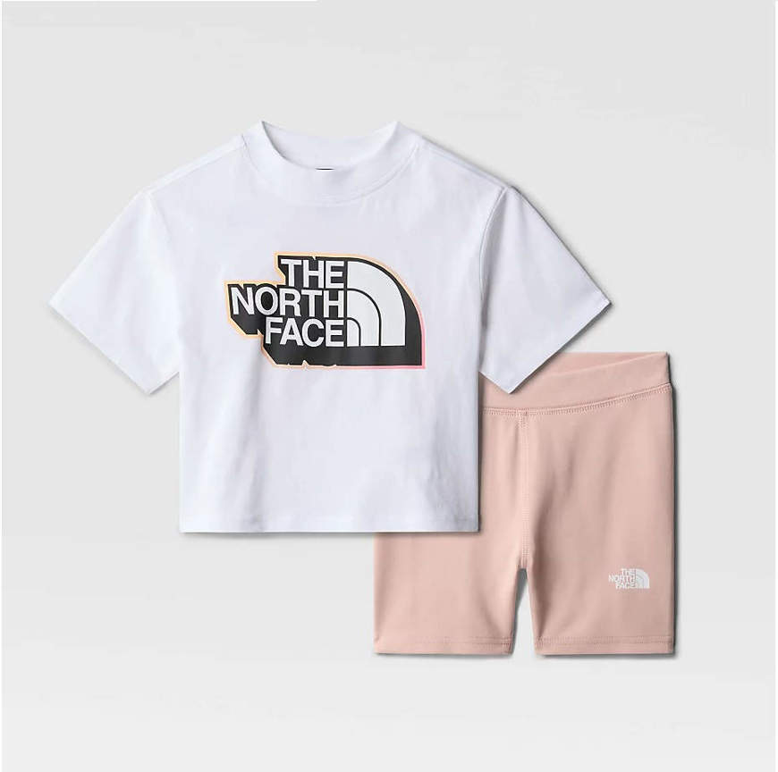 Picture of Completo Summer Bianco/Rosa da Bambina The North Face