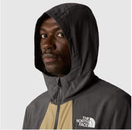 Picture of Giacca Wind Track con Cappuccio Marrone e Grigia da Uomo The North face