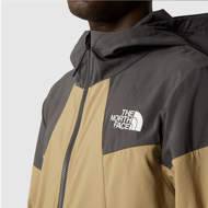 Picture of Giacca Wind Track con Cappuccio Marrone e Grigia da Uomo The North face