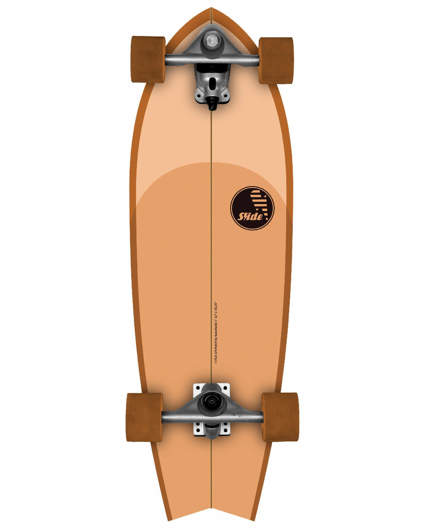 Immagine di Surfskate Slide Fish 3/4 Patch 32'' Toffee