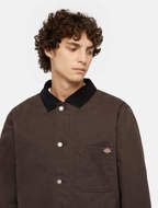 Picture of Duck High Pile Fleece Line Chore Jacket Dark Brown for Men Dickies 