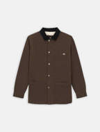 Picture of Duck High Pile Fleece Line Chore Jacket Dark Brown for Men Dickies 
