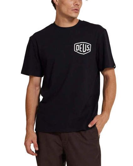 Picture of Men's Frontage Tee Black Deus