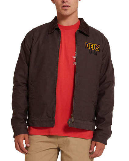 Picture of Men's Super Stitious Jacket Choc Brown Deus 