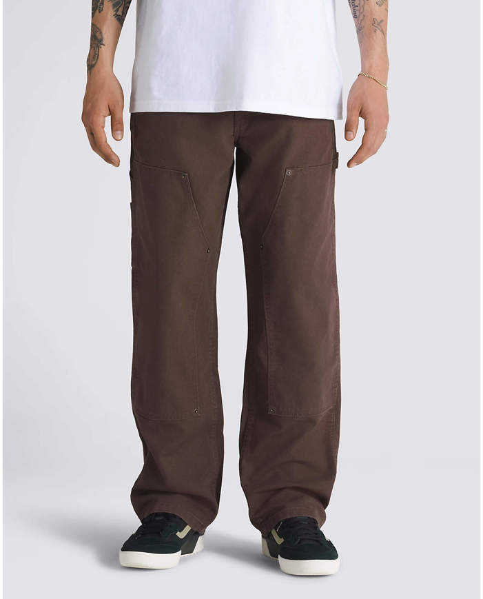Picture of Mens' Skate Drill Chore Ave Loose Carp Pant Chocolate Brown Vans 