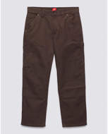 Picture of Mens' Skate Drill Chore Ave Loose Carp Pant Chocolate Brown Vans 