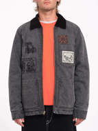 Picture of Men's Fa Keutchi Jacket Black Volcom