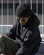 Picture of Men's Iguchi Hoodie Black Volcom 