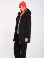 Picture of Women's Somestone 10K Parka Hooded Jacket Black Volcom