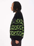Picture of Women's Zephyr Sherpa Zip Sweatshirt Black Volcom 