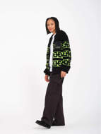 Picture of Women's Zephyr Sherpa Zip Sweatshirt Black Volcom 
