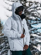 Picture of Men's [ak] Cyclic GORE‑TEX 2L Gray Cloud Snowboard Jacket Burton 