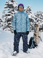 Picture of Pantalone da Snowboard [ak] Swash GORE‑TEX 2L Blu e Nero da Uomo Burton
