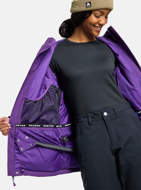 Picture of Women's Jet Ridge jacket Imperial Purple Burton 