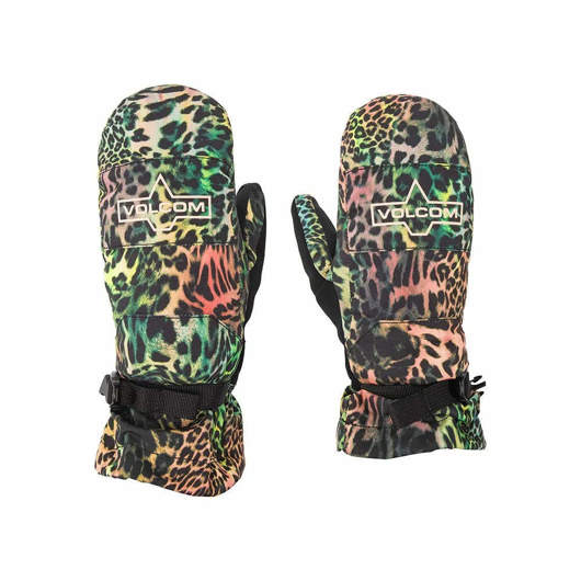 Immagine di Guanti da Snowboard Over Leopardati Multi da Donna Volcom