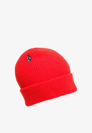 Picture of Full Stone Beanie Bright Red Volcom 