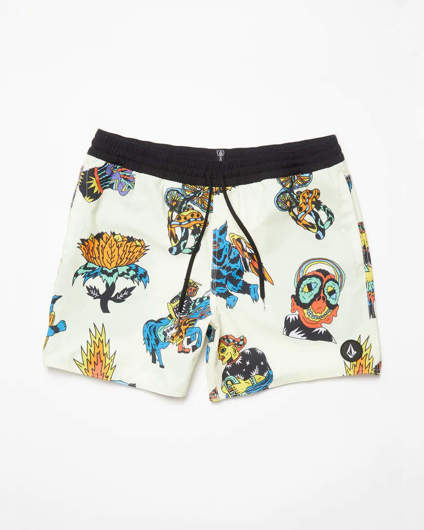 Immagine di Volcom Costume Bob Mollema Trunk 16" Boardshort - LIGHT BEIGE