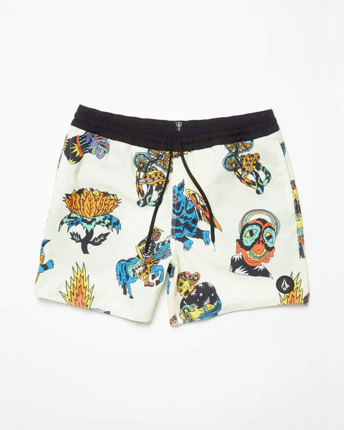 Picture of Volcom Costume Bob Mollema Trunk 16" Boardshort - LIGHT BEIGE