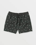Picture of Volcom costume  Lido Print Trunk 16" Boardshort - STEALTH