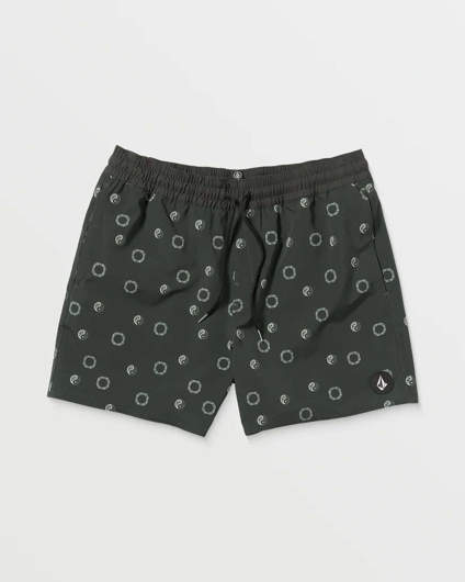 Immagine di Volcom costume  Lido Print Trunk 16" Boardshort - STEALTH