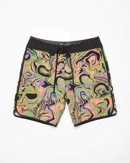 Immagine di Volcom Costume Infuse Scallop Mod 19" Boardshort - STEEL PURPLE
